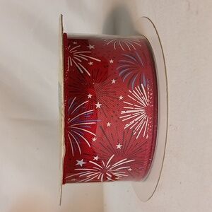 Red Fireworks Ribbon